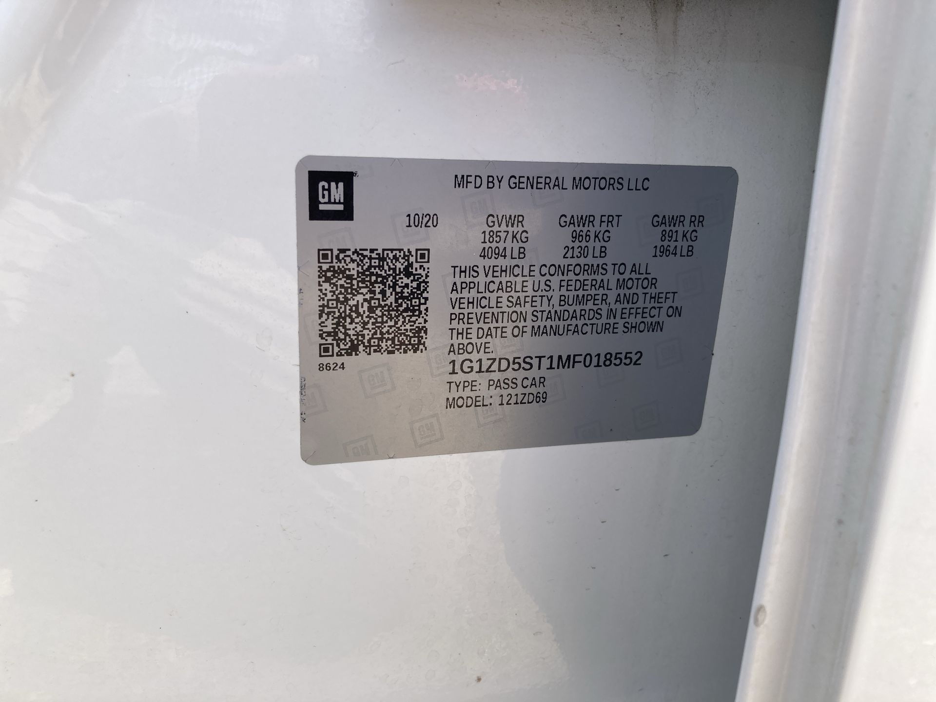 2021 Chevrolet Malibu LT