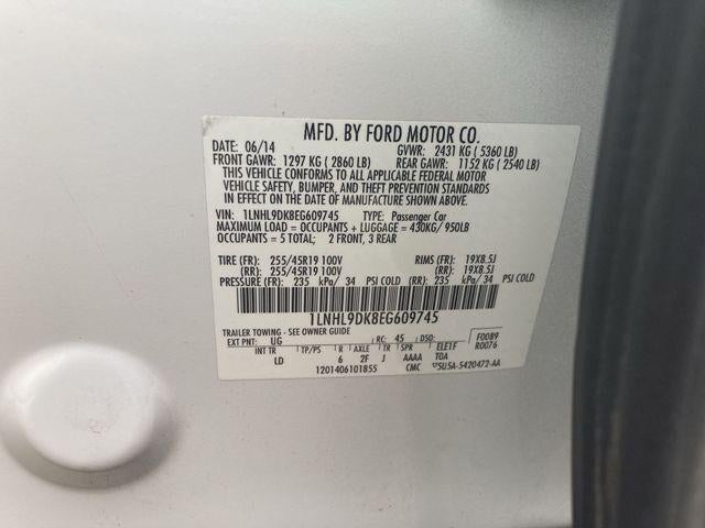 2014 Lincoln MKS 4dr Sdn 3.7L FWD