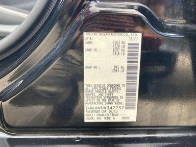 2023 Nissan Altima 2.5 SV