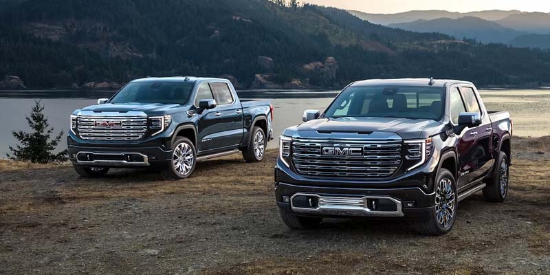 GMC Sierra 1500 trim parked outdoors