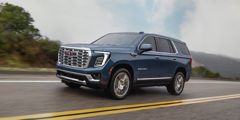 GMC Yukon SUV displaying powerful stance and refined exterior design