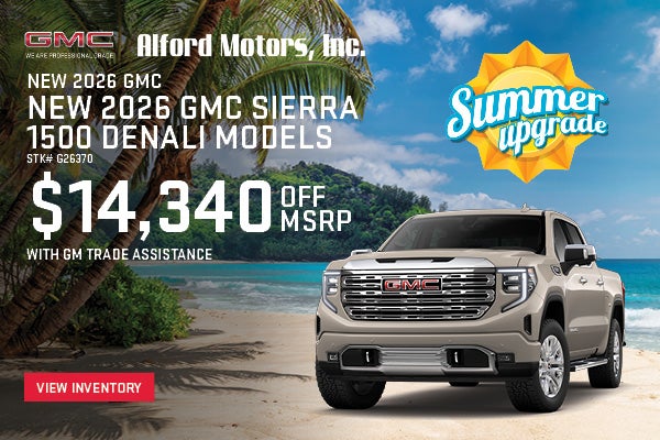 Save on New 2026 GMC Sierra 1500 Denali Models!