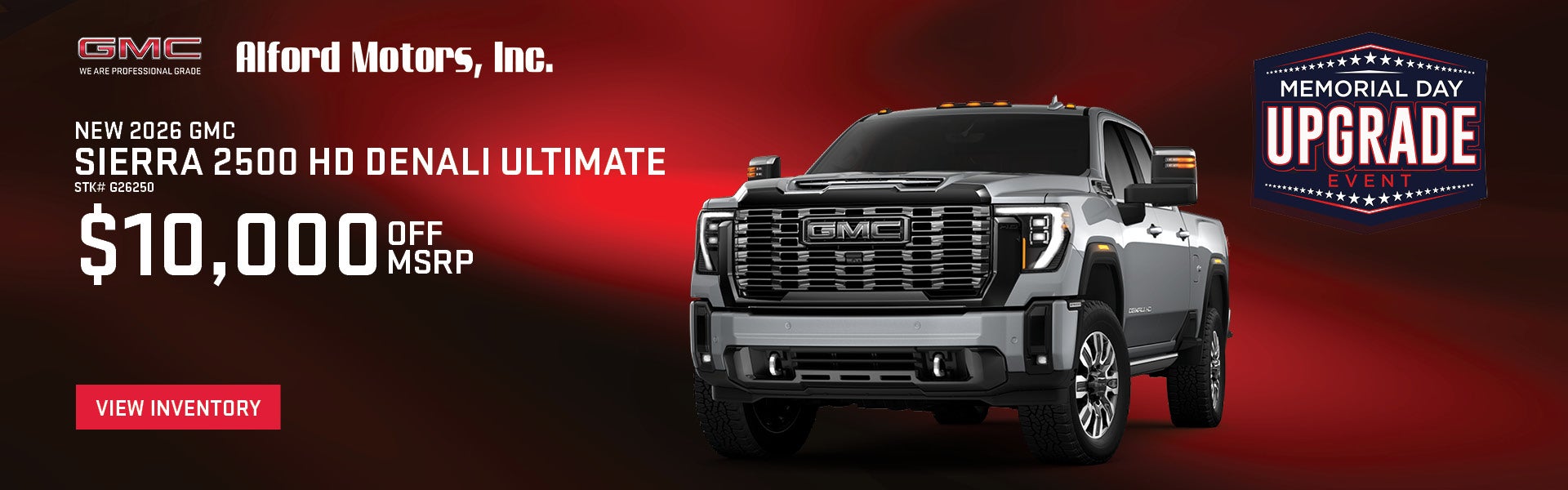 2026 GMC Sierra 2500 HD Models