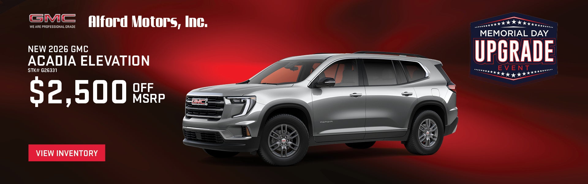 2026 GMC Acadia Models