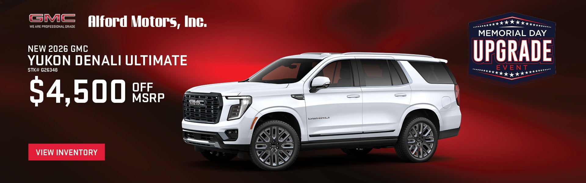 2026 GMC Yukon Models