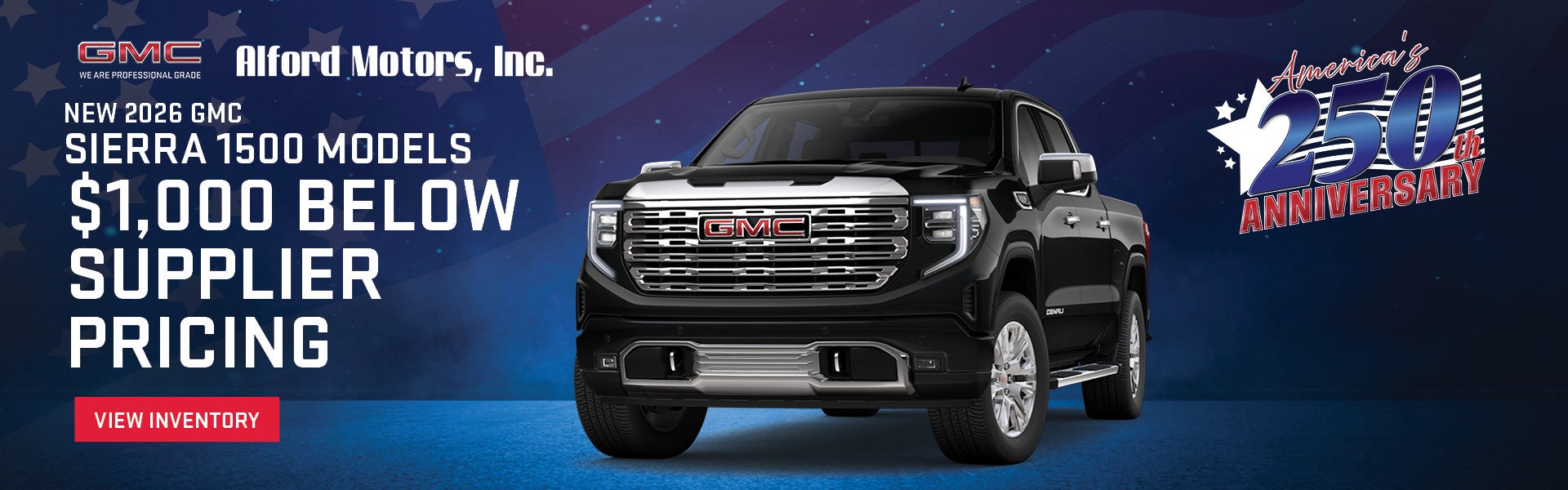 NEW 2026 GMC SIERRA 1500 MODELS
