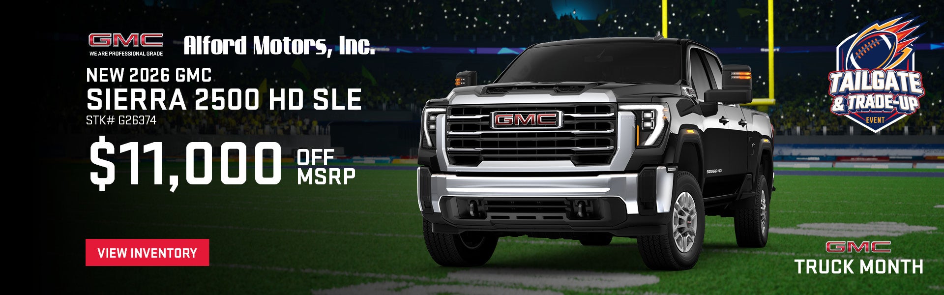 New 2026 GMC SIERRA 2500 HD SLE (black) (truck month)