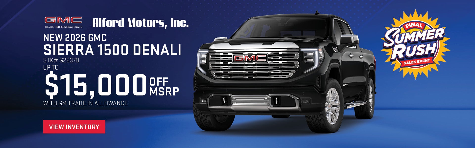 New 2026 GMC Sierra 1500 Denali