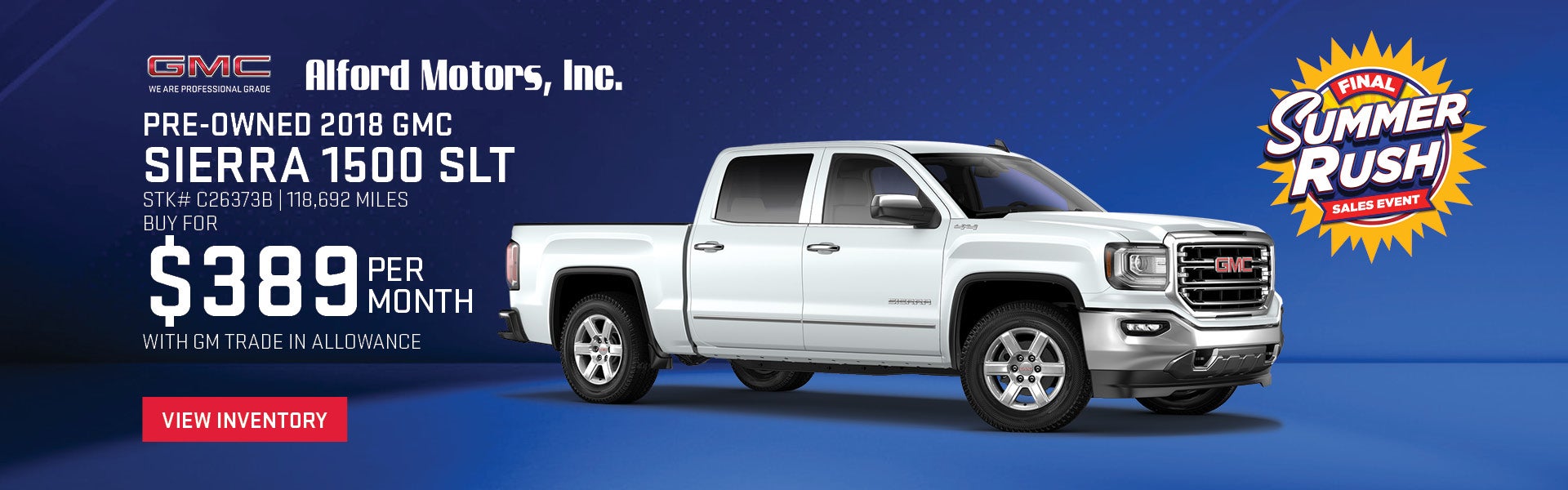 Pre-Owned 2018 GMC Sierra 1500 SLT